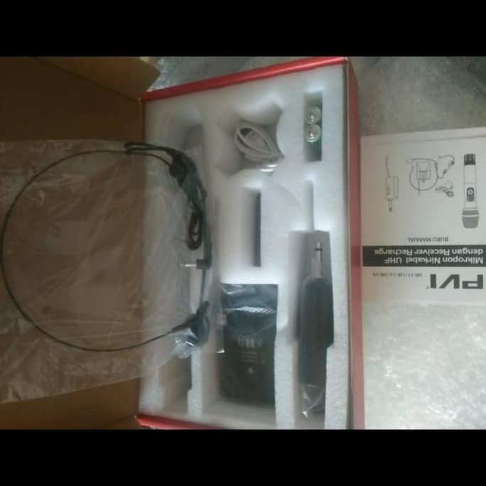 Mic Wireless Single Pvi Ur-12 Uhf, Mic Pvi Ur 12, Pvi Ur12 Jimaud54 Segera Dapatkan