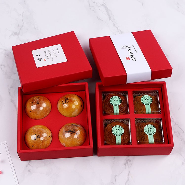 

BOX KADO GIFT SOUVENIR KUE KOTAK MERAH POLOS tanpa skat FANCY 14,3x14,3x5cm LB-120