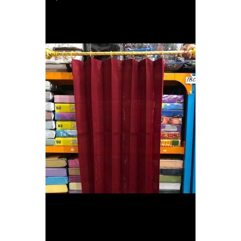 Gorden Sido Polos Plisket/GORDEN POLOS PLISKET KAWAT-Merah hati