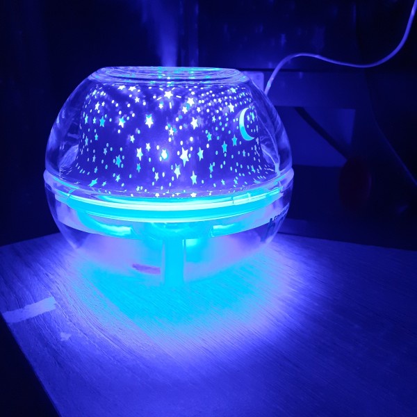 Air Humidifier  Aromatherapy Difuser  Purifier Aromaterapi LED Night Lamp 500ml