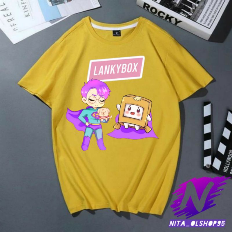 baju lankybox kaos lankybox baju kaos anak lanky box super