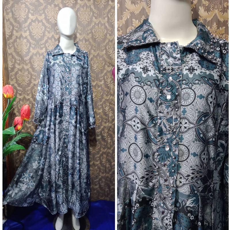 COD Gamis bila, bahan dior silk premium
