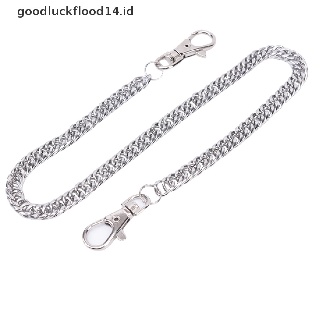 [OOID] Punk Long Wallet Belt Chain Trousers Hipster Pant Jean Keychain Hip Hop Jewelry ID