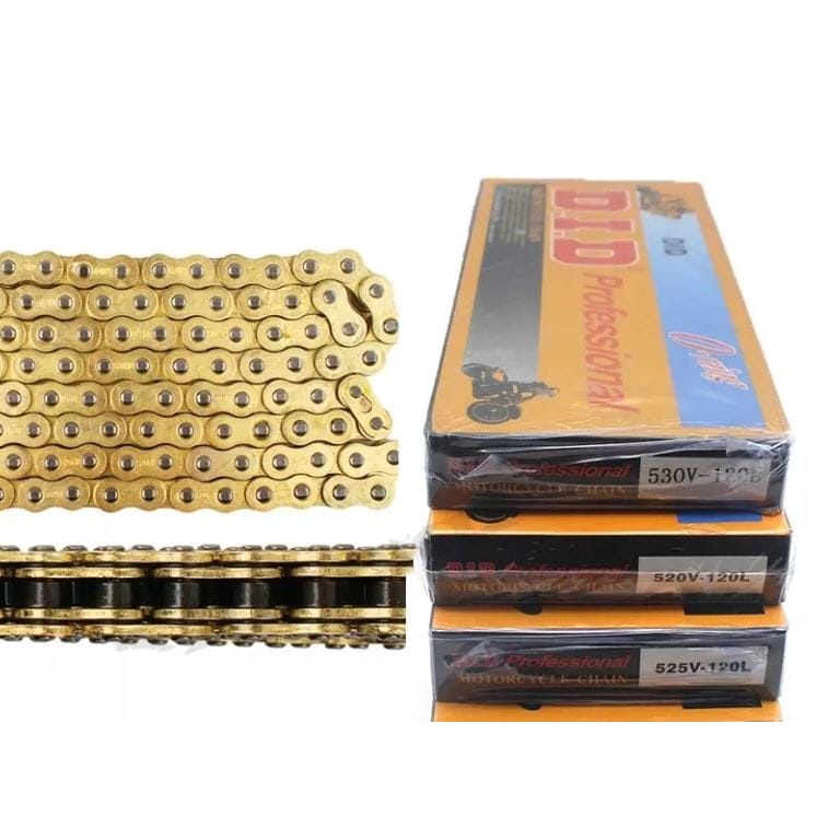 Rantai motor gold willwood tebal 520 H panjang 130 L rante tiger r25 mt25 z250 crf ninja 250 z250 ni