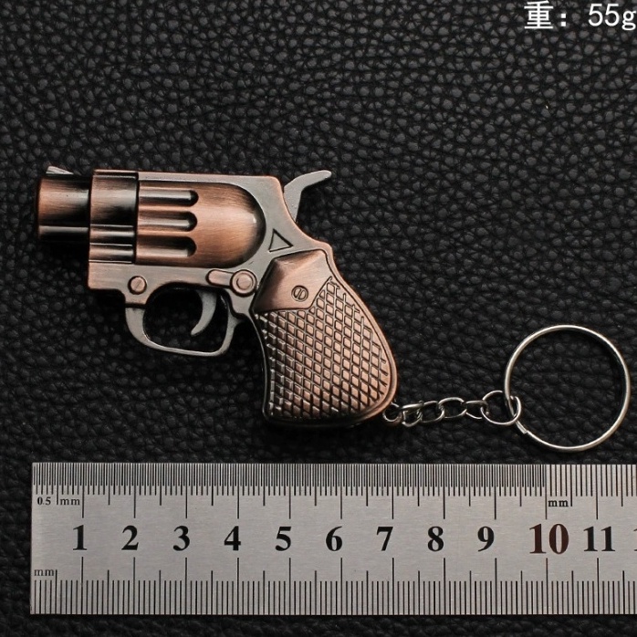 mancis korek api model pistol rvolver mini gun key chain lighter