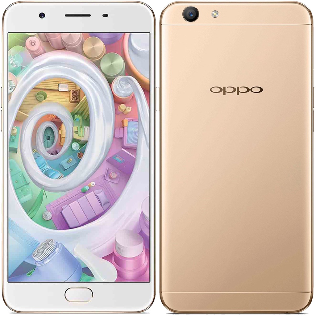 OPPO F1s 4GB/64GB Versi Global 16MP depan 13MP kamera belakang layar 5.5 inci hp Garansi 1 Tahun-Gold