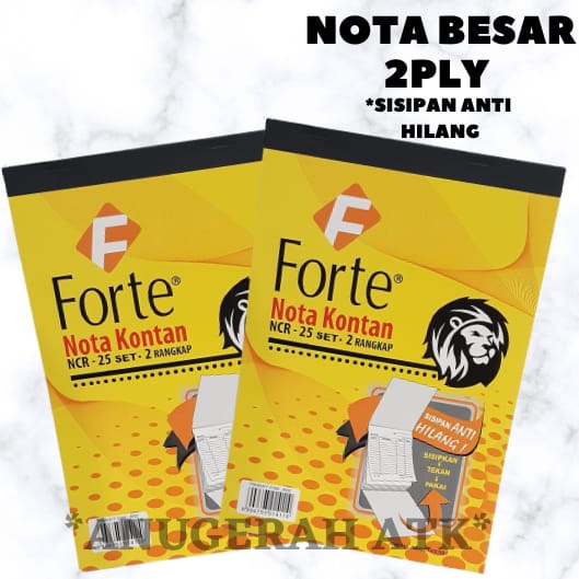 

Nota Kontan Forte Besar 2 Ply (NK B2 NCR)