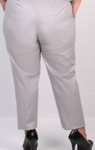 Baggy Pants Nokya Big Size Jumbo Katun Twill Stretch Pinggang Karet Muter NR_Outfit Official COD