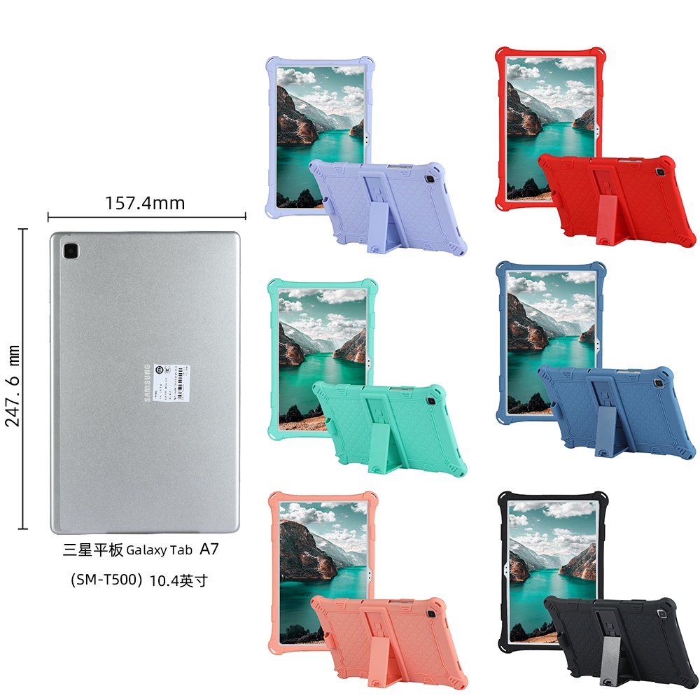 Soft Case Silikon Cover Samsung Tab A7 2020 10.4 &quot;SM-T500 SM-T505 SM-T507