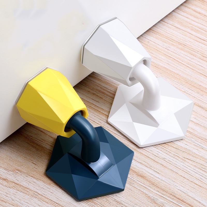 Mute Silicone Door Stopper Touch Self-adhesive Wall Absorption Door Plug Anti-bump Door Stop