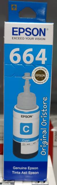 EPSON 664 - TINTA BOTOL ORIGINAL EPSON 70ML UNTUK EPSON L SERIES L100