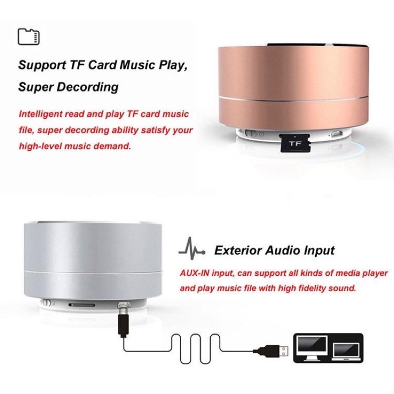 SPEAKER VIBOX A10 BT WIRELESS CONNECTION BLUETOOTH MINI MUSIC BOX