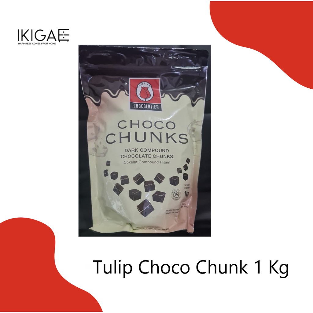 

TULIP DARK COMPOUND CHOCO CHUNKS / CHOCO CHIPS 1 KG