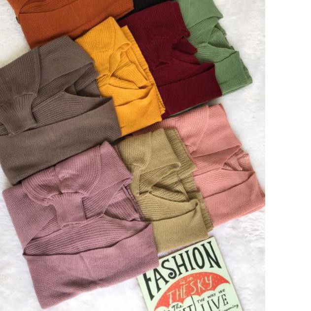 ✺ LIORA CARDY/ KARDIGAN RAJUT TANGAN BALON ➲