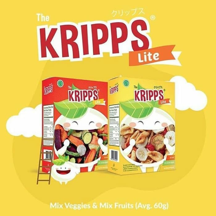 The Kripps Lite Keripik Sayur Keripik Buah MPASI Bayi