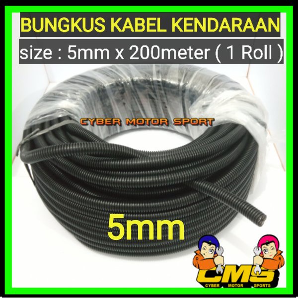 Pengaman Kabel Mobil motor standard safety. Bungkus kabel spiral.