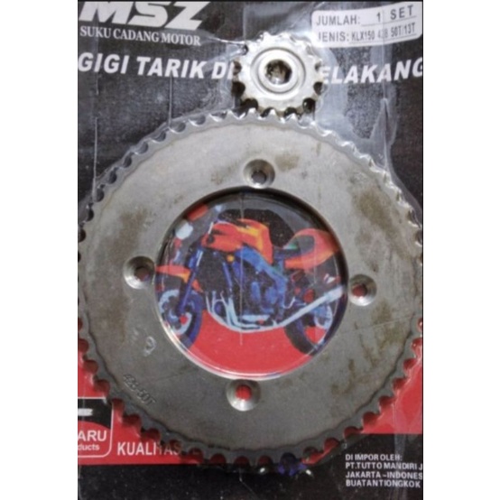 GIR GEAR BELAKANG KLX 50T GIR BELAKANG KLX UKURAN 50 T