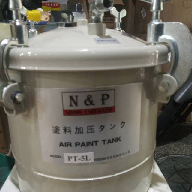 Pengaduk Cat - Paint Tank PT-5L Paint Pot Pressure Tank 5 Liter