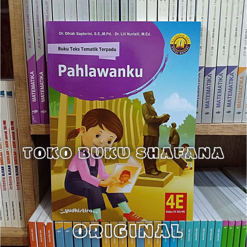 Paket 5 Buku Tematik Terpadu Yudhistira 4A 4B 4C 4D 4E K13 Edisi Revisi Kelas 4 SD ORI