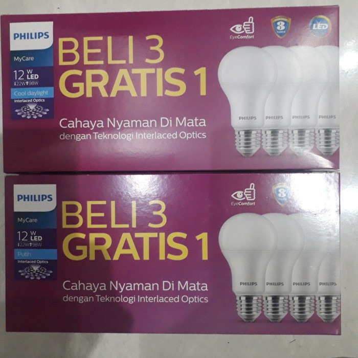 PAKET LED PHILIPS 12 WATT
