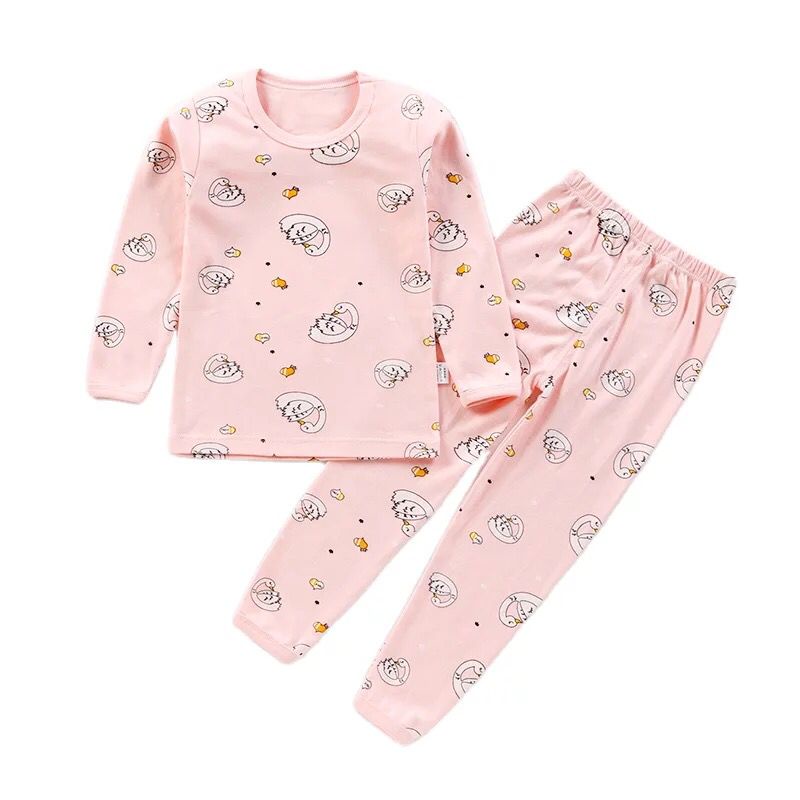 Baju Tidur Piyama Anak Premium Set ANGSA Bahan Katun Piyama Anak Gambar Lucu Baju Tidur Anak Bahan Katun