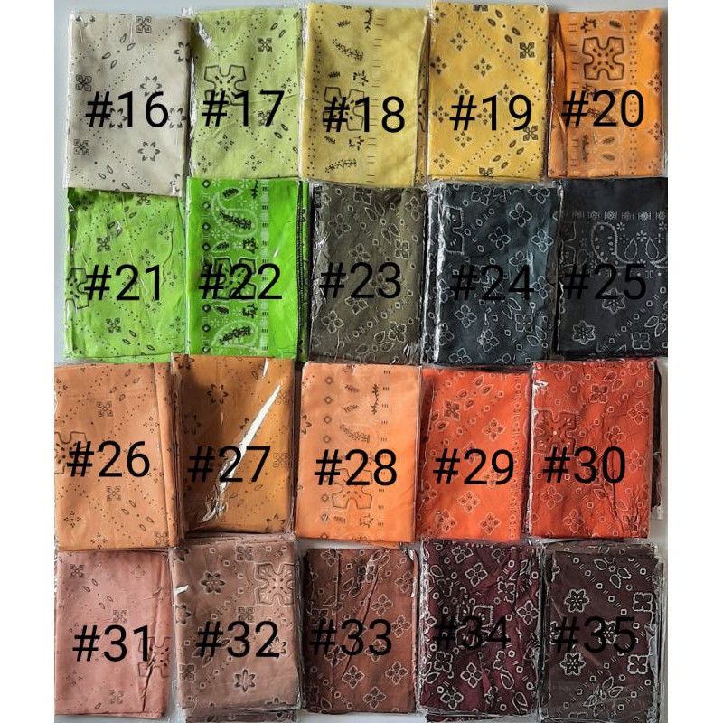 Slayer Kain/ Masker Kain/ Slayer Motor Besar 50x50cm Part2