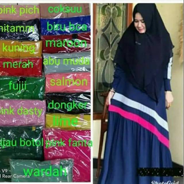 Setelan gamis syar'i