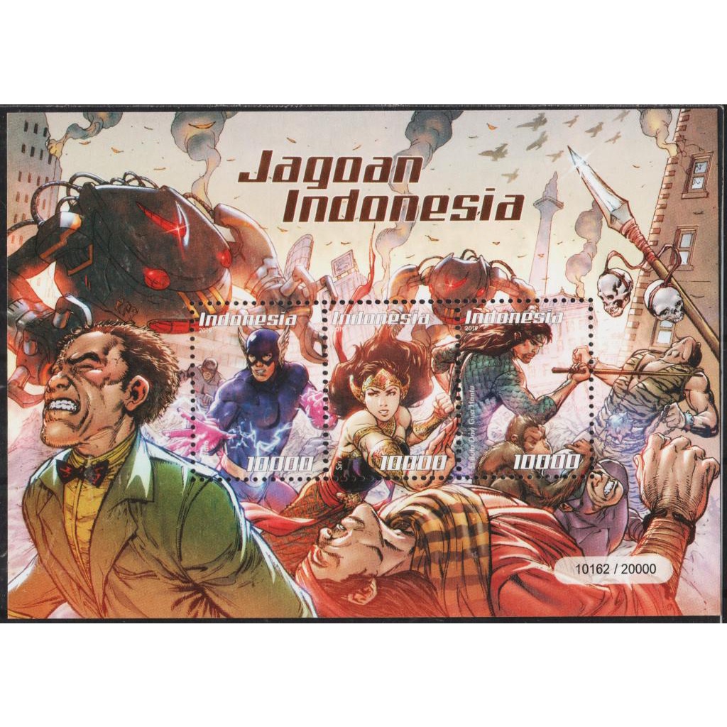 

Perangko Filateli N22 Indonesia 2019 Indonesian Comic Heroes