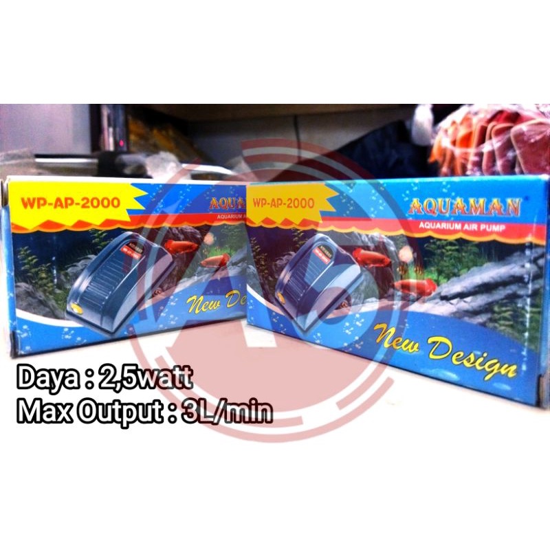 POMPA UDARA AIRPUMP AERATOR AQUAMAN WP AP 2000