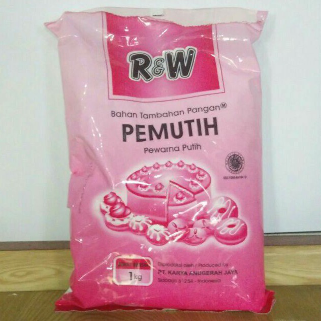 

Pemutih untuk Bakpao, Kue Lapis, dll merk RW REPACK 100gr
