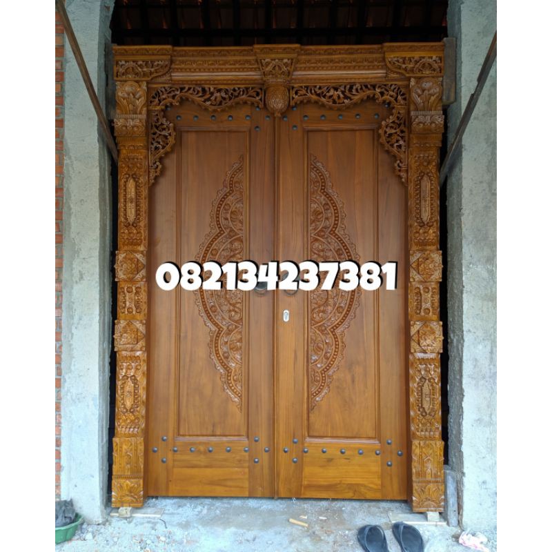 Gebyok Ukir Jepara | Pintu Jati Minimalis | Gebyok Minimalis | Pintu Jepara