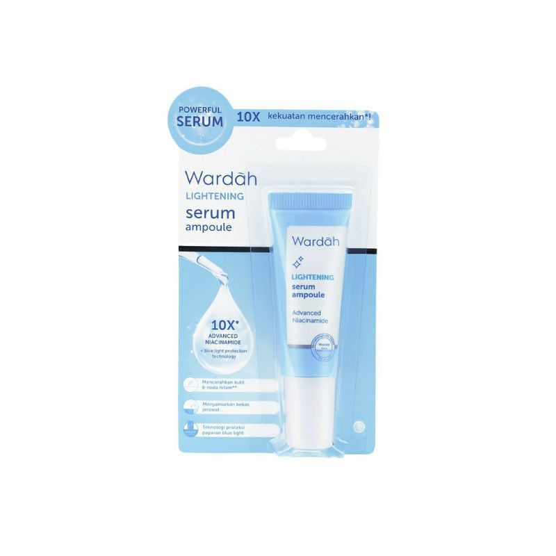 Wardah Lightening Serum Ampoule Advanced Niacinamide TUBE 8ml BARU