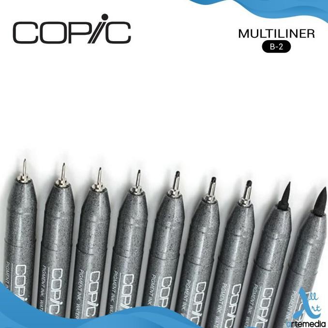 

Pendrawing- Ready Drawing Pen Copic Multiliner Black B-2 Set Terlaris -Drawing-Pen.