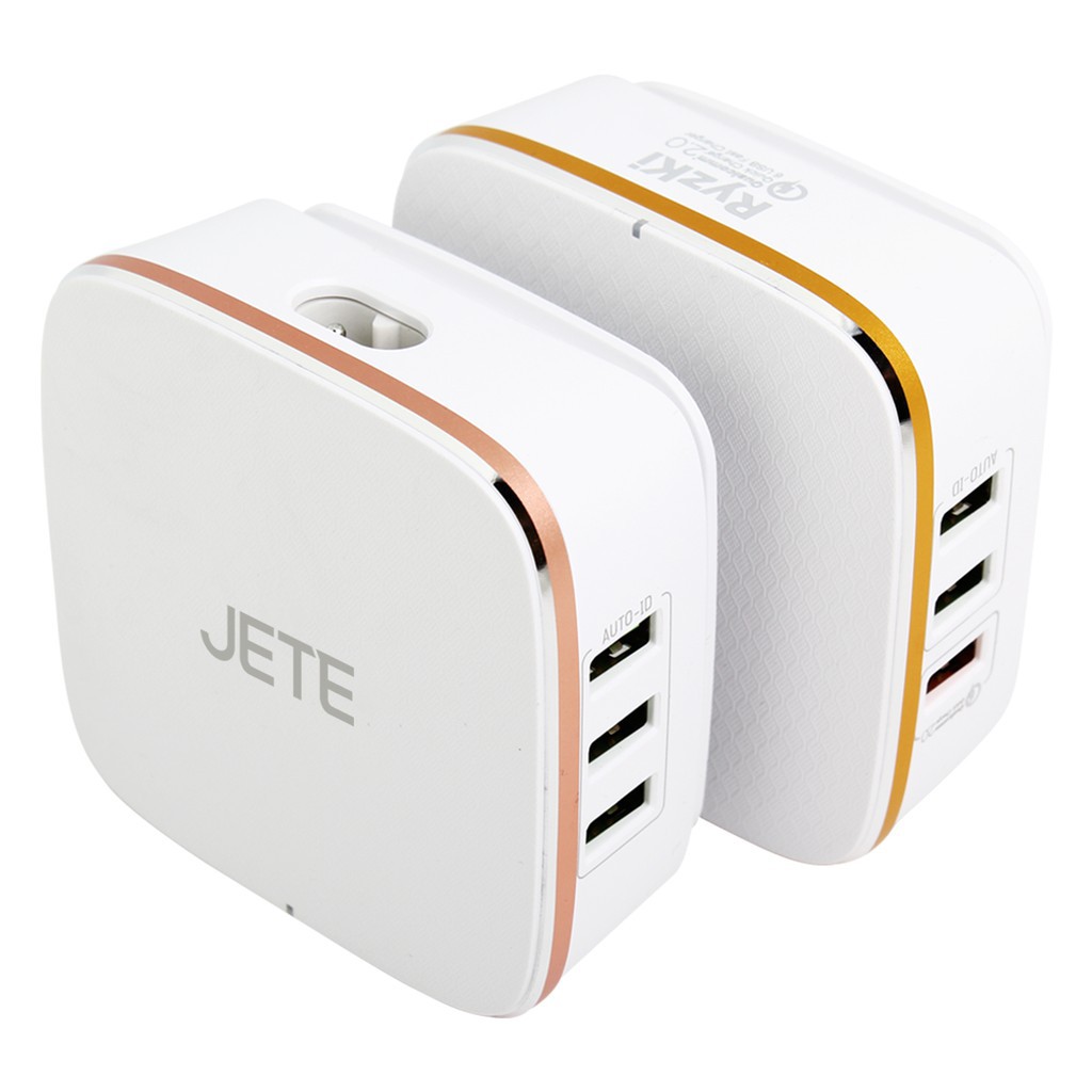 JETE HOME USB HUB CHARGER 6 PORTS RYZKI 7A WITH QUICK CHARGE 2.0 AND SMART IQ