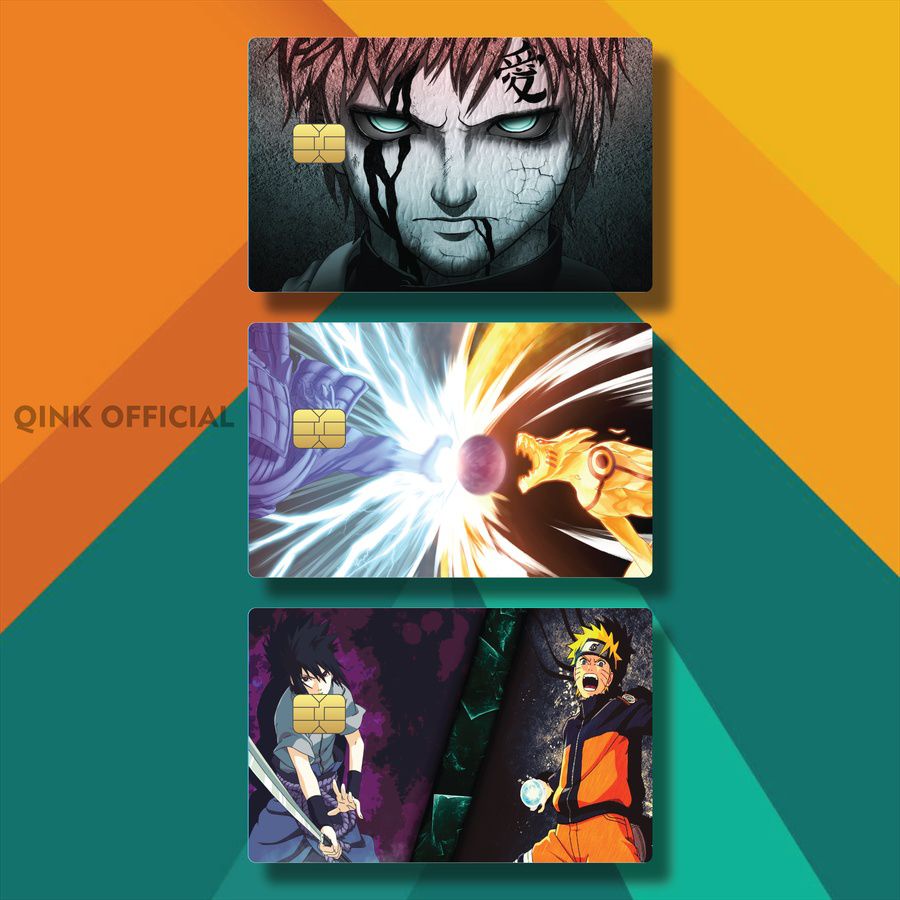21-28 STIKER ATM ANIME NARUTO KEREN EHP3U/SMEWJ/ GARSKIN CARD ANIME NARUTO HD / COVER WP POPULER / G