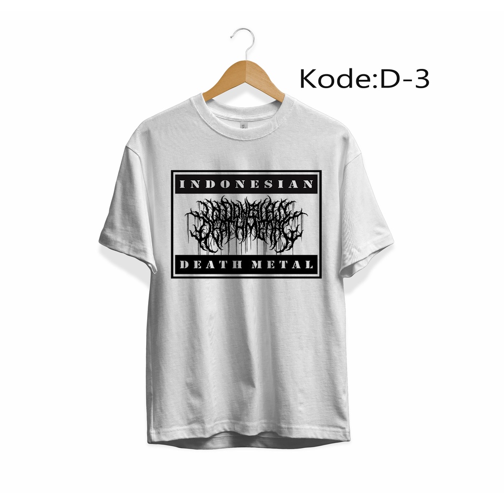 Kaos Band Death Metal Band Indonesia Unisex #03