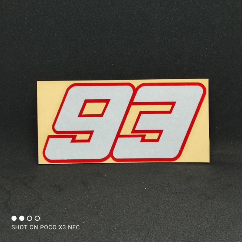 stiker cutting marquez 93 stiker moto gp