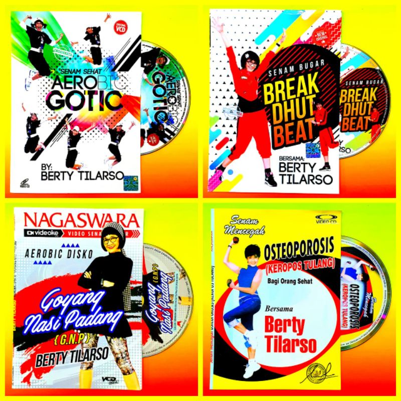 VARIASI KASET ORIGINAL VIDEO SENAM AEROBIC DANCE TERBARU BERTY TILARSO