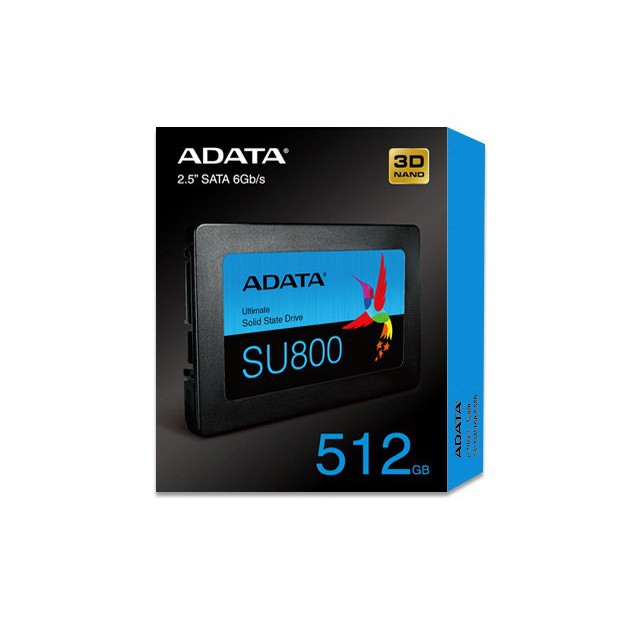 Adata SSD SU800 Ultimate 512GB SATA III 2.5&quot; Internal 3D Nand SSD 512GB