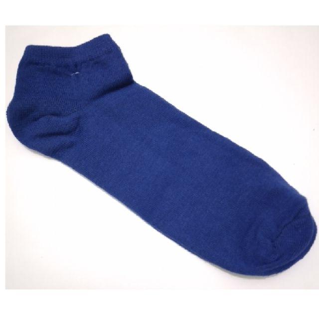 Kaos kaki pendek matakaki warna polos / Ankle socks pria wanita dewasa unisex-Biru