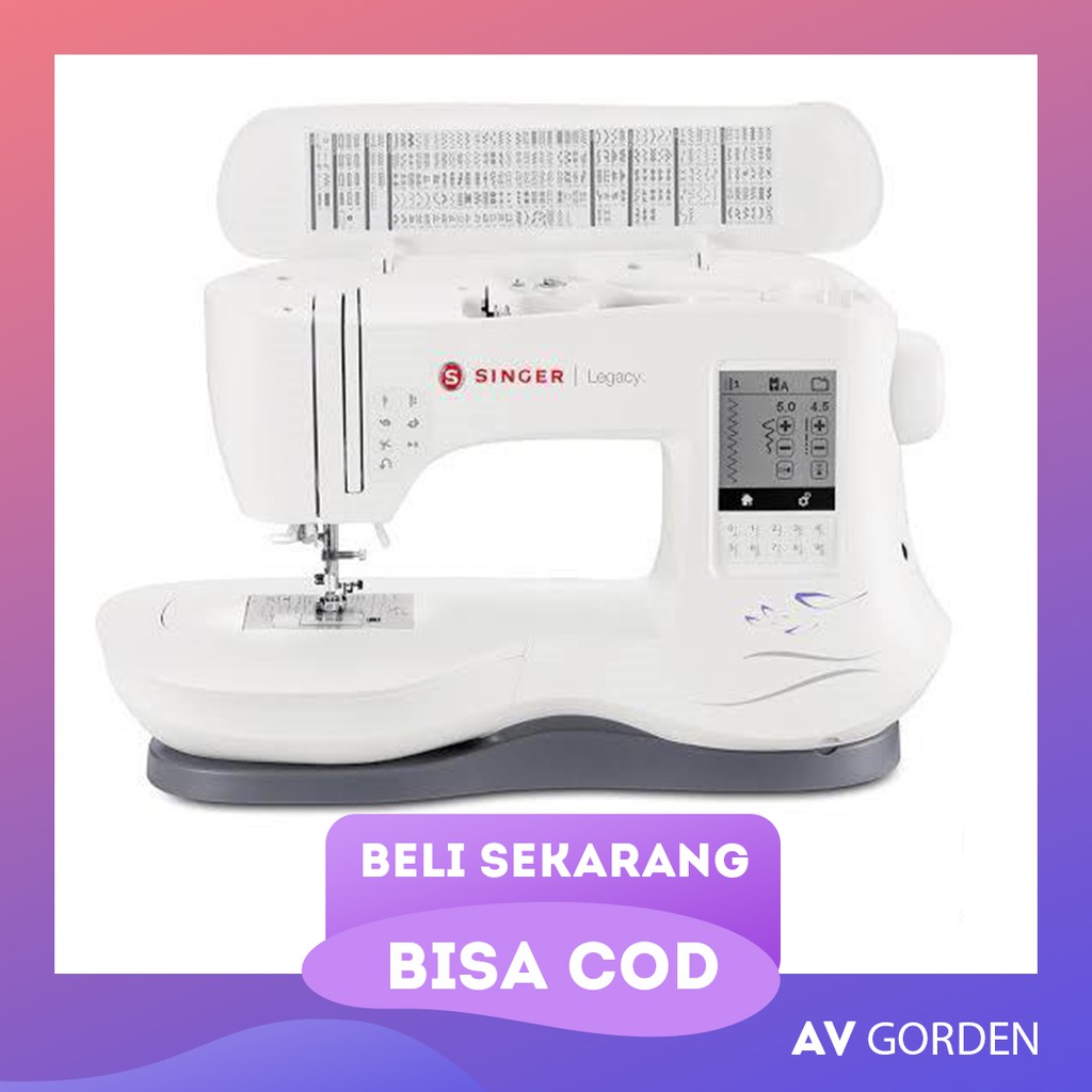 Mesin Jahit Singer SE300 Legacy Portable Multifungsi Bordir Computer AV99