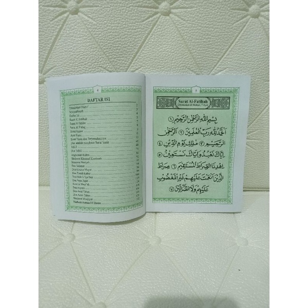 Surat Yasin dan Tahlil 128 halaman polos tanpa cover