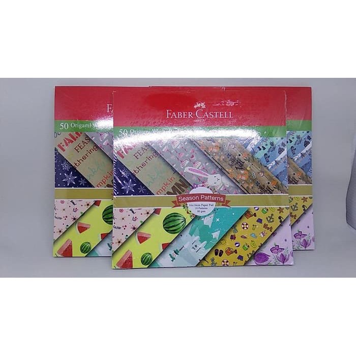 

Faber Castell Origami Washi Paper Season Patterns 16x16