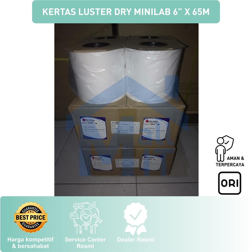 Kertas Foto Professional Luster Satin 6 Inci 65m High Quality Paper