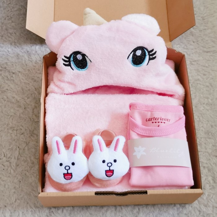 

Hampers Baby | Newborn Gift Set Unisex | Kado Bayi - Pink