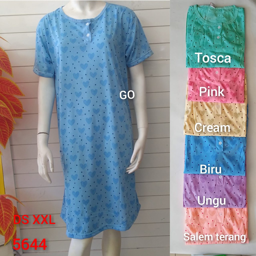 gos A DASTER BOBO JUMBO Pakaian Wanita Casual Santai Motif Busui Baju Tidur