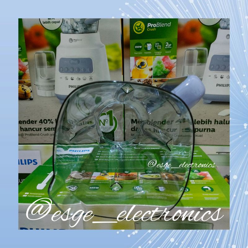 GELAS JUS PHILIPS HR-2221 ORIGINAL GELAS JUS BLENDER PHILIPS PLASTIK HR 2221 HR 2222 HR 2223 RESMI TABUNG JUS PHILIPS TABUNG BESAR JUS PHILIPS ORIGINAL ORI GELAS JUS PHILIPS BLENDER GLASS JAR PHILIPS PROBLEND CRUSH 5000 SERIES