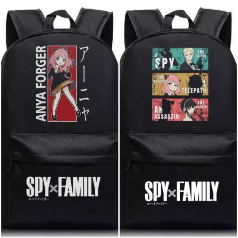 tas sekolah anime anya forger spyXfamily spy x family ada slot laptopnya