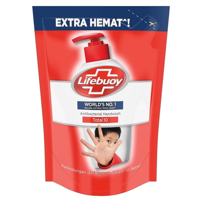 w101bvbg Lifebuoy Sabun Cuci Tangan Total 10 Refill 180Ml Dan Sabun Cair 450Ml Q2012Q