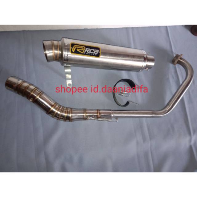 Knalpot Recing Rcb Corong Jumbo Buat Motor Mp Vixion Mx Old Mx King Cb Dll